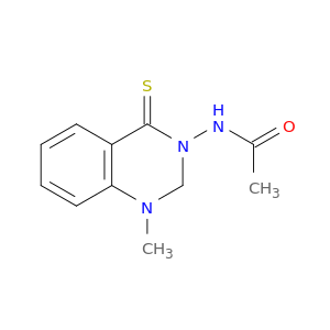 Acetamide, N-(1,4-dihydro-1-methyl-4-thioxo-3(2H)-quinazolinyl)-