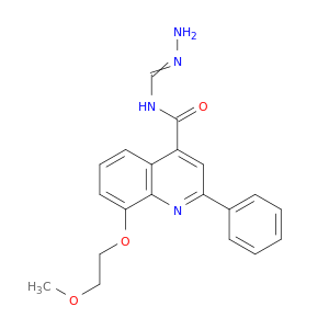 4-Quinolinecarboxamide,N-(aminoiminomethyl)-8-(2-methoxyethoxy)-2-phenyl-