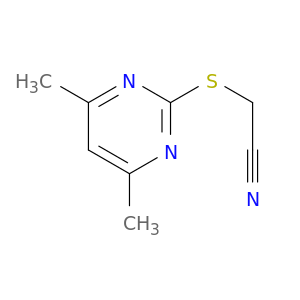 Acetonitrile, [(4,6-dimethyl-2-pyrimidinyl)thio]-