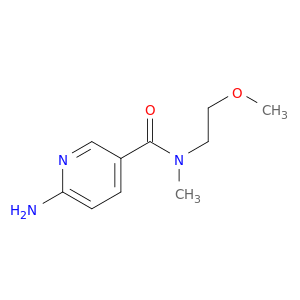 3-Pyridinecarboxamide, 6-amino-N-(2-methoxyethyl)-N-methyl-