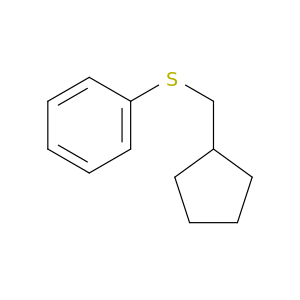 Benzene, [(cyclopentylmethyl)thio]-