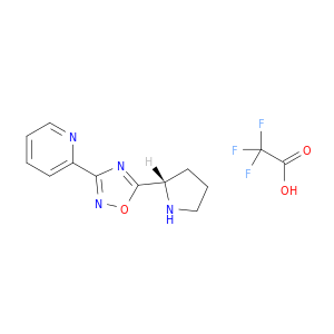 吡啶,2-[5-(2S)-2-吡咯烷基-1,2,4-恶二唑-3-基]-,2,2,2-三氟乙酸盐(1：1)