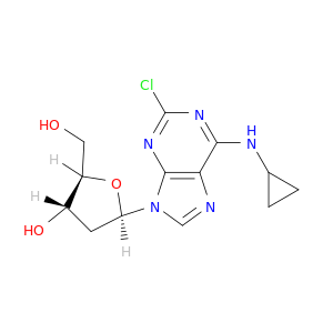 Adenosine, 2-chloro-N-cyclopropyl-2'-deoxy-