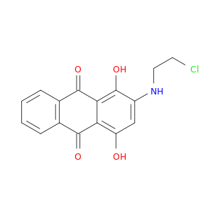 9,10-Anthracenedione, 2-[(2-chloroethyl)amino]-1,4-dihydroxy-