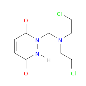 3,6-Pyridazinedione,1-[[bis(2-chloroethyl)amino]methyl]-1,2-dihydro-