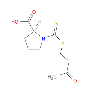 L-Proline, 1-[[(3-oxobutyl)thio]thioxomethyl]-