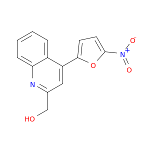 2-Quinolinemethanol, 4-(5-nitro-2-furanyl)-
