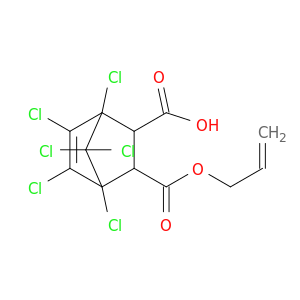 1,4,5,6,7,7-hexachloro-3-[(prop-2-en-1-yloxy)carbonyl]bicyclo[2.2.1]hept-5-ene-2-carboxylic acid