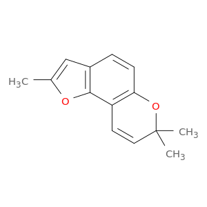 7H-Furo[2,3-f][1]benzopyran, 2,7,7-trimethyl-
