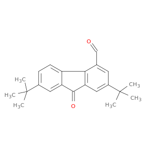9H-Fluorene-4-carboxaldehyde, 2,7-bis(1,1-dimethylethyl)-9-oxo-