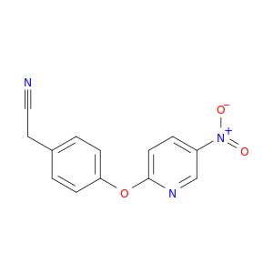 Benzeneacetonitrile,4-[(5-nitro-2-pyridinyl)oxy]-