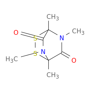 2,3-Dithia-5,7-diazabicyclo[2.2.2]octane-6,8-dione,1,4,5,7-tetramethyl-