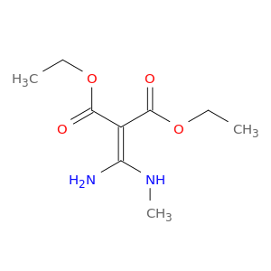 Propanedioic acid, [amino(methylamino)methylene]-, diethyl ester