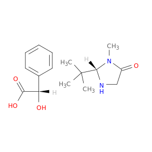 (S)-2-叔丁基-3-甲基-4-咪唑烷酮 (S)-2-羟基-2-苯基乙酸酯