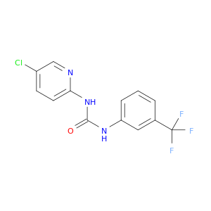 Urea, N-(5-chloro-2-pyridinyl)-N'-[3-(trifluoromethyl)phenyl]-