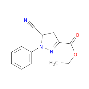 Ethyl 5-cyano-1-phenyl-4,5-dihydro-1H-pyrazole-3-carboxylate
