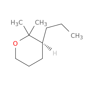 2H-Pyran, tetrahydro-2,2-dimethyl-3-propyl-, (S)-