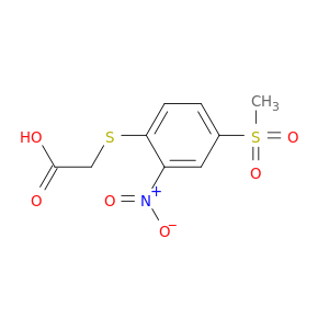 2-((4-(Methylsulfonyl)-2-nitrophenyl)thio)acetic acid