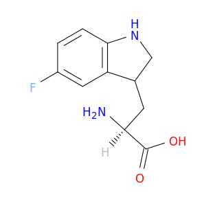 1H-Indole-3-propanoicacid, a-amino-5-fluoro-2,3-dihydro-,[S-(R*,S*)]- (9CI)