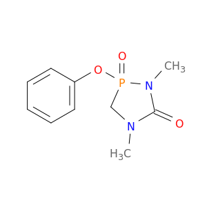 1,4,2-Diazaphospholidin-5-one, 1,4-dimethyl-2-phenoxy-, 2-oxide
