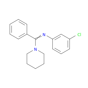 3-氯-N-(苯基-1-哌啶基甲基)苯甲酰胺