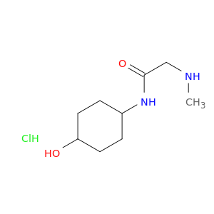 N-(4-hydroxycyclohexyl)-2-(methylamino)acetamide hydrochloride
