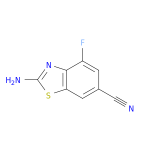 2-氨基-4-氟苯[D]噻唑-6-腈