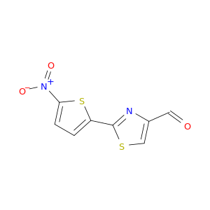 4-Thiazolecarboxaldehyde,2-(5-nitro-2-thienyl)-
