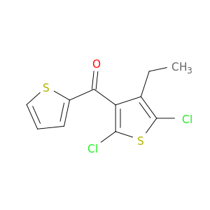 Methanone, (2,5-dichloro-4-ethyl-3-thienyl)-2-thienyl-