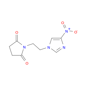 2,5-Pyrrolidinedione, 1-[2-(4-nitro-1H-imidazol-1-yl)ethyl]-