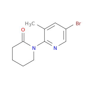 1-(5-bromo-3-methylpyridin-2-yl)piperidin-2-one