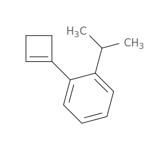 Benzene,1-(1-cyclobuten-1-yl)-2-(1-methylethyl)-