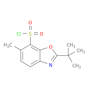 7-Benzoxazolesulfonyl chloride, 2-(1,1-dimethylethyl)-6-methyl-