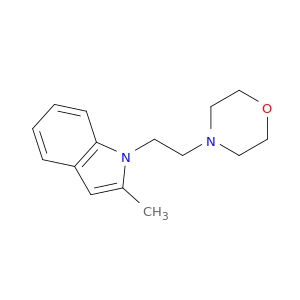 1H-Indole, 2-methyl-1-[2-(4-morpholinyl)ethyl]-