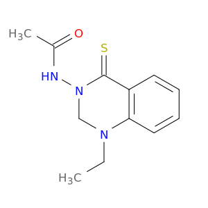 Acetamide, N-(1-ethyl-1,4-dihydro-4-thioxo-3(2H)-quinazolinyl)-