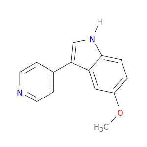 1H-Indole, 5-methoxy-3-(4-pyridinyl)-