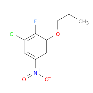 1-Chloro-2-fluoro-5-nitro-3-propoxybenzene