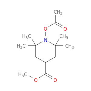 甲基1-(乙酰氧基)-2,2,6,6-四甲基-4-哌啶羧酸盐