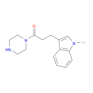 Piperazine, 1-[3-(1H-indol-3-yl)-1-oxopropyl]-