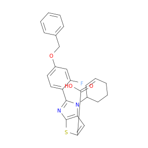 1H-Thieno[2,3-d]imidazole-5-carboxylicacid, 1-(2-cyclohexen-1-yl)-2-[2-fluoro-4-(phenylmethoxy)phenyl]-