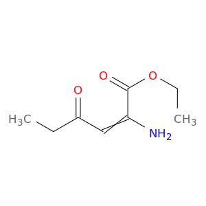 2-Hexenoic acid, 2-amino-4-oxo-, ethyl ester