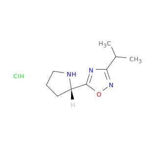 (S)-3-异丙基-5-(吡咯烷-2-基)-1,2,4-恶二唑盐酸盐