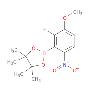 2-Fluoro-3-methoxy-6-nitrophenylboronic acid pinacol ester