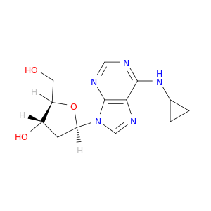 Adenosine, N-cyclopropyl-2'-deoxy-