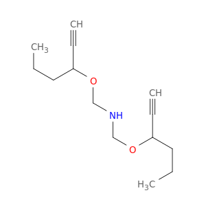 Methanamine, 1-(1-ethynylbutoxy)-N-[(1-ethynylbutoxy)methyl]-