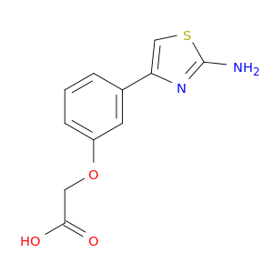 2-[3-(2-氨基-4-噻唑基)苯氧基]乙酸