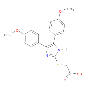 Acetic acid, [[4,5-bis(4-methoxyphenyl)-1H-imidazol-2-yl]thio]-