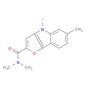 4H-Furo[3,2-b]indole-2-carboxamide, N,N,6-trimethyl-