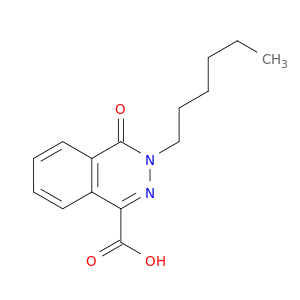 3-Hexyl-4-oxo-3,4-dihydrophthalazine-1-carboxylic Acid