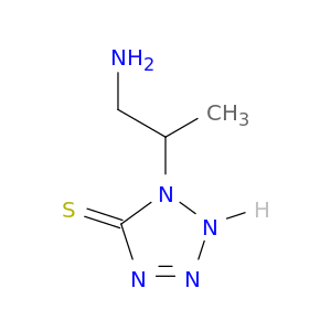 5H-Tetrazole-5-thione, 1-(2-amino-1-methylethyl)-1,2-dihydro-